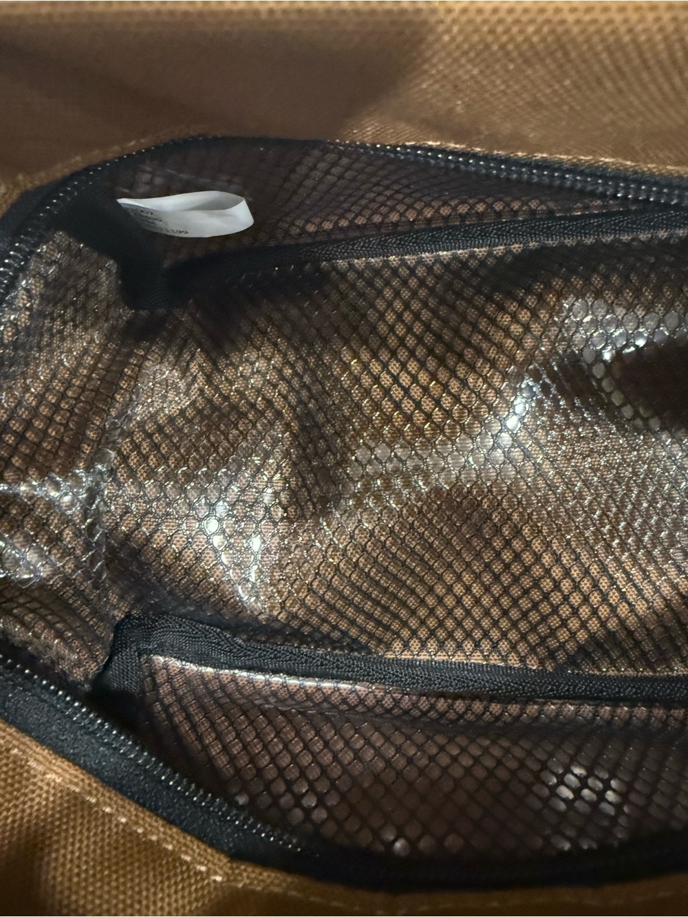 Carhartt Brown Toiletry Kit with Logo Patch - Picture 4 of 6